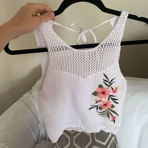 Crochet Hollister top